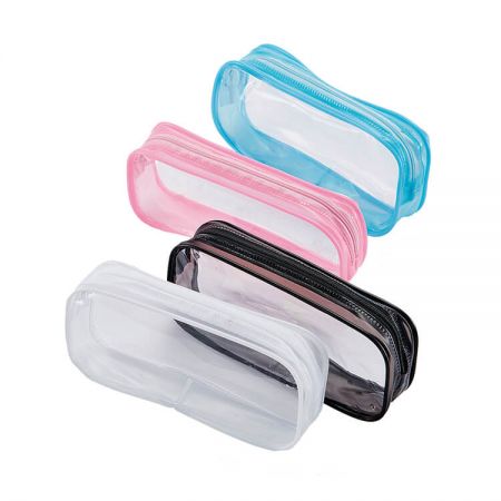 Clear Zipper Pencil Pouch, Expandable File Organizer - High Capacity, Easy  Paper Management